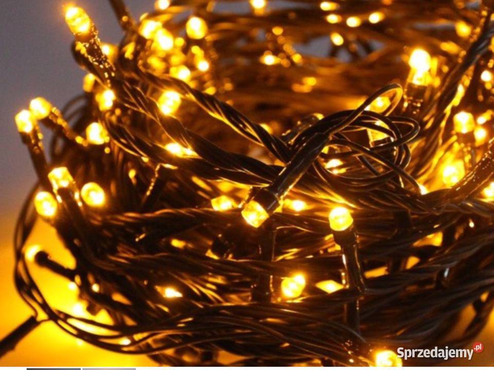 Lampki LED na Choinke 100 Nowe odcienie żółtego lubuskie Nowa Sól