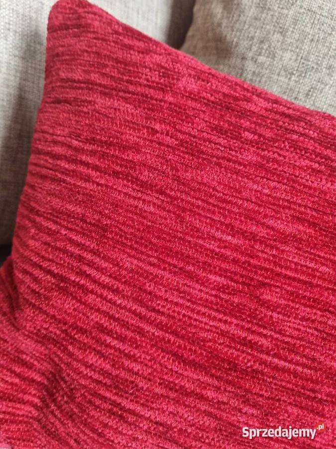 Czerwona poduszka dekoracyjna 34x50 Nowa mazowieckie sprzedam