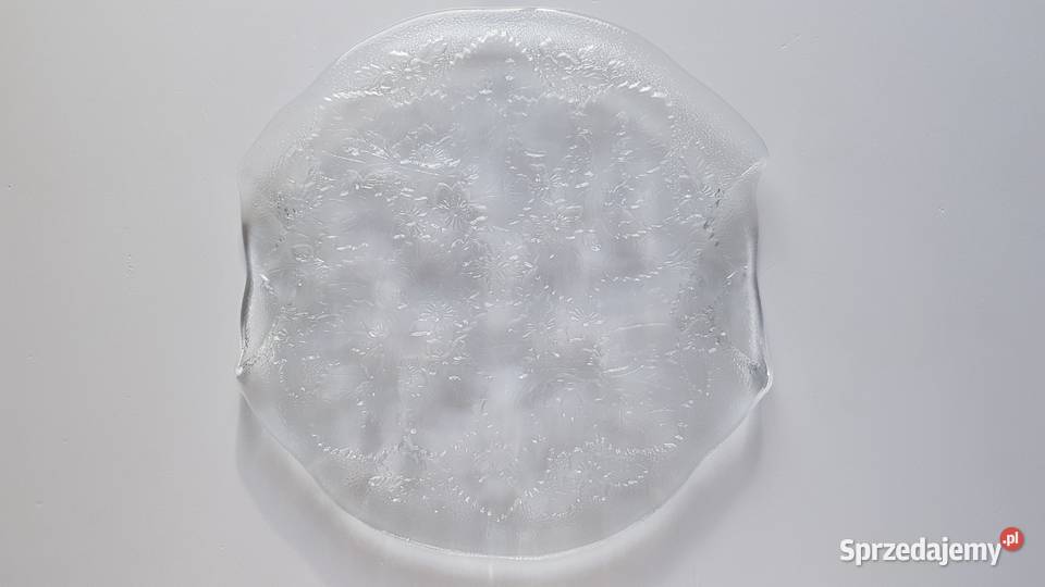 Taca tacka patera Poziomki Strawberry Ząbkowice Porcelana i szkło Dąbrowa Górnicza