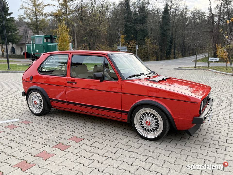 Golf mk1 GTD 16 TD bbs marsrot 1982 kw