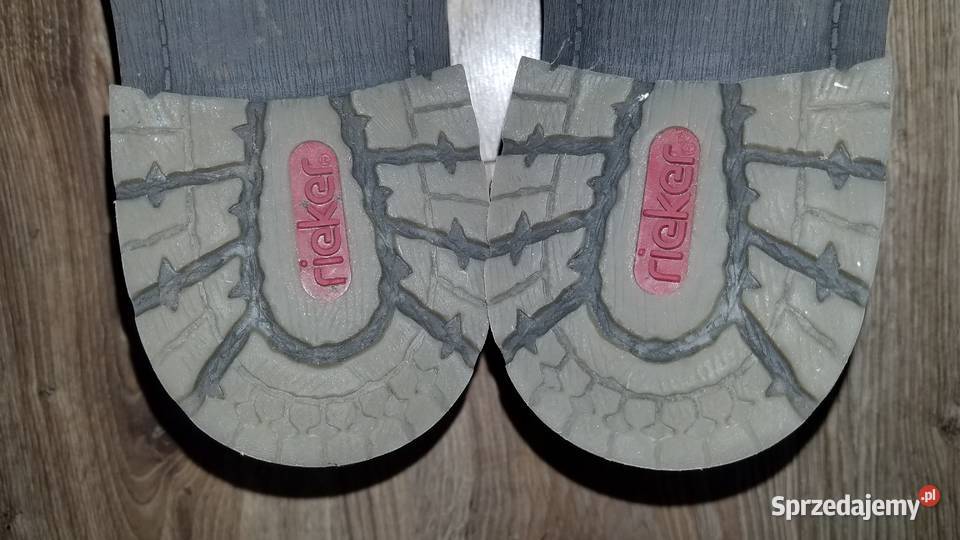 Buty RIEKER 4142 275 Skóra zimowe wysokie podlaskie Białystok sprzedam