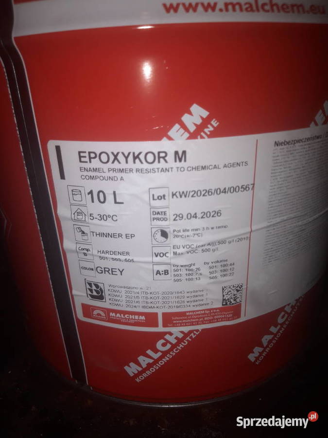 Podkład szary epoxykor Legnica
