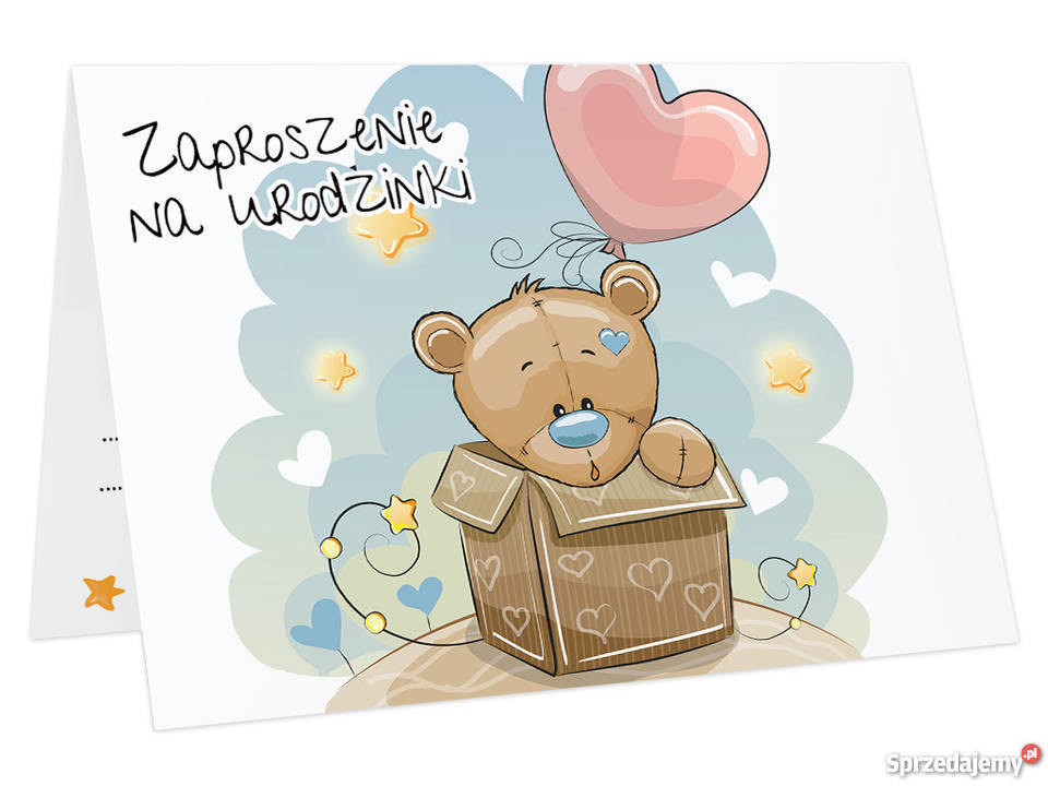 ZAPROSZENIA na URODZINY dziecka koperta Zmisio Pozostałe Toruń