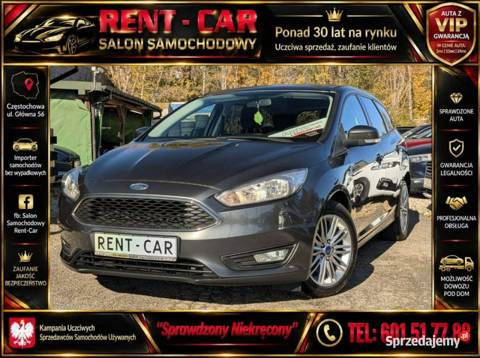 Ford Focus 10i101OPŁACONYBezwypadkowy 999cm3 Częstochowa sprzedam