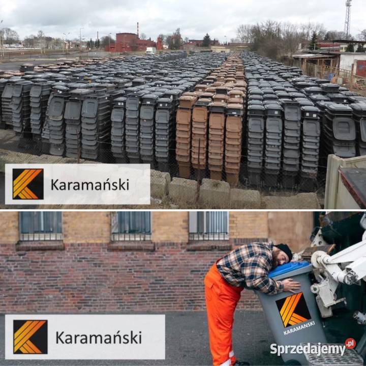 używane pojemniki na odpady 120 L 240 L 660 L
