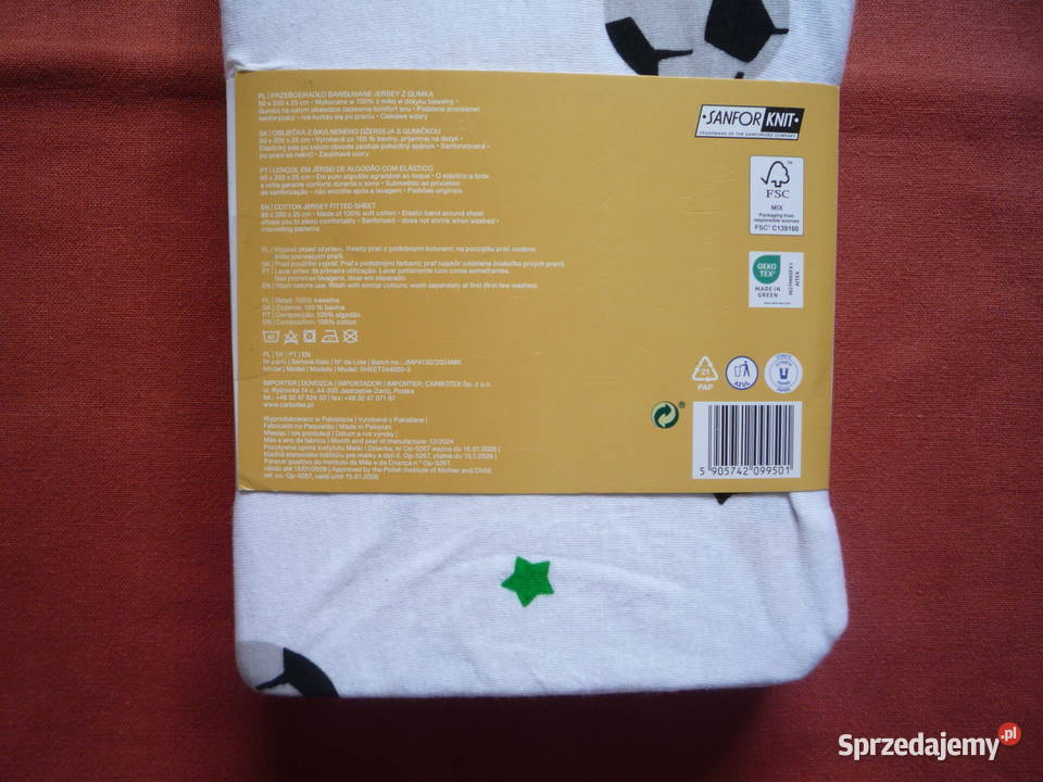 Smukee Kids Prześcieradło bawełniane jersey z Szczecin