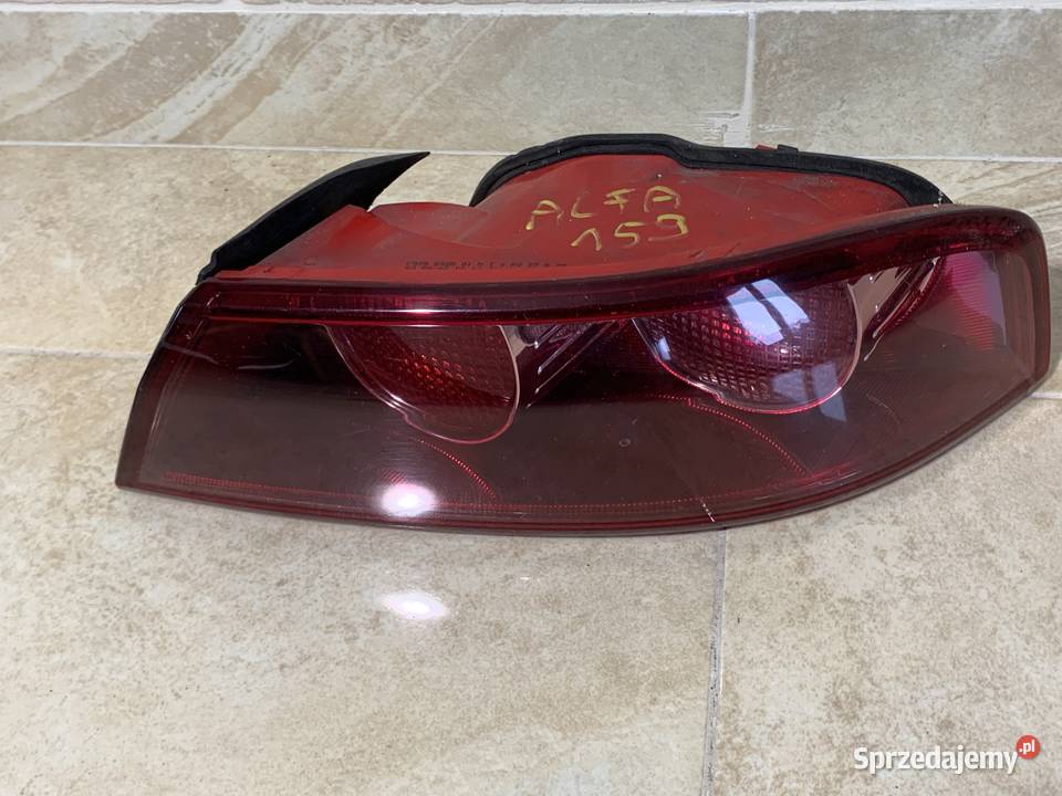 Alfa Romeo 159 2008 Prawa strona Lampa tylna małopolskie Barwałd Dolny