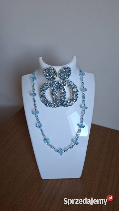 Sprzedam piękny zestaw naszyjnik i kolczyki lubelskie