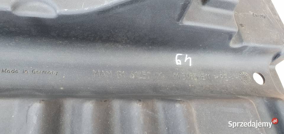 MAN TGA BŁOTNIK NADKOLE LEWE WĄSKA 816123001 Bieleń