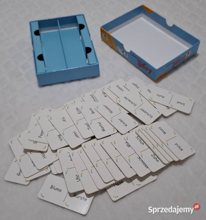 Domino obrazkowe Loewe j niemiecki Zabawka Czeladź