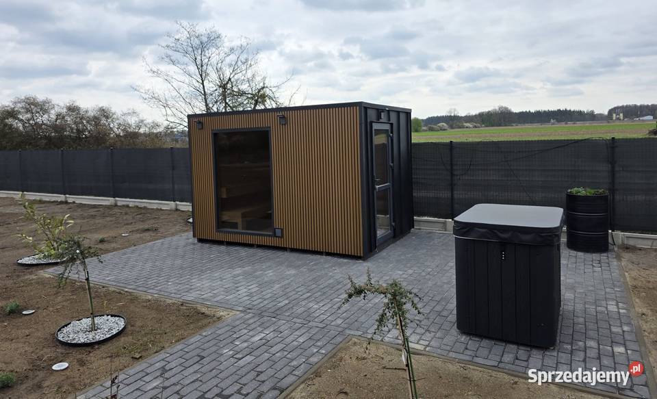 SAUNA OGRODOWA MODERN LUX 330 x 230 z Oknem Wrocław