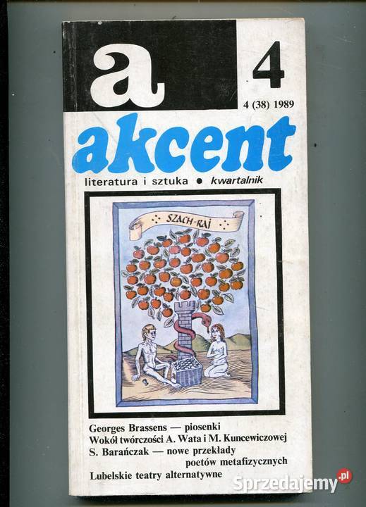 Akcent Kwartalnik 1989 4 38