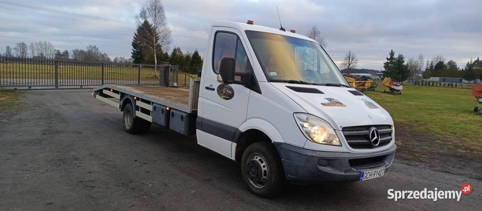 Mercedes Sprinter 413 11 r Laweta Najazd Faktura hak Łobżenica