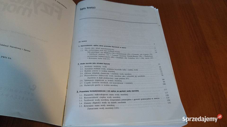 Fizyka morza Jerzy Dera Oceanografia wyd 2 2003 Gdańsk