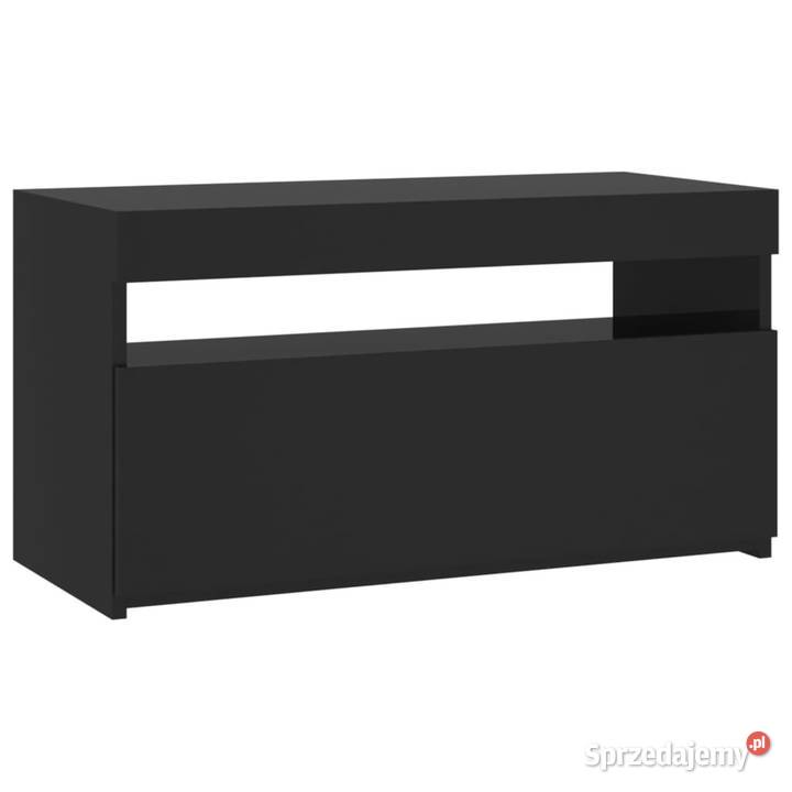 Szafka pod TV z oświetleniem LED czarna 75x35x40 Warszawa sprzedam