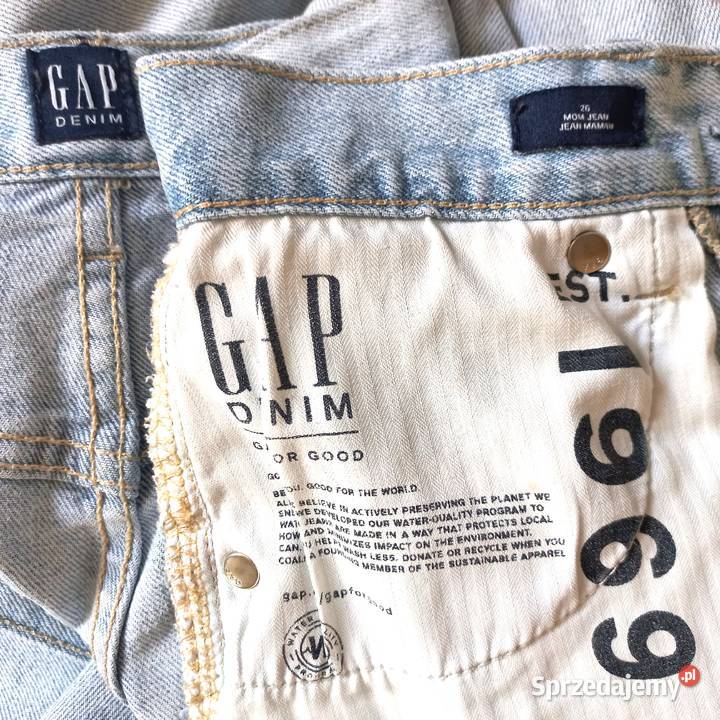 Spodnie damskie Mom Jeans r 36 GAP wysoki stan Białystok