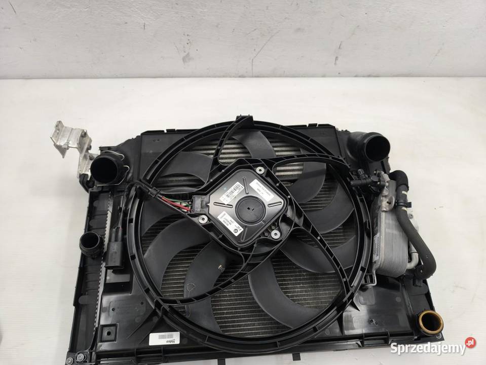 CHŁODNICE KOPLET WENTYLATOR BMW F20 16 116i 136 Chłodnie wody