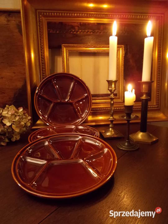 Talerz do Fondue Gien France Porcelain Lata Szczecin