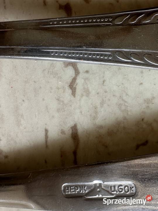 Zestaw sztućców 18 sztuk łyżek stołowych z lat Pozostałe łódzkie Łódź