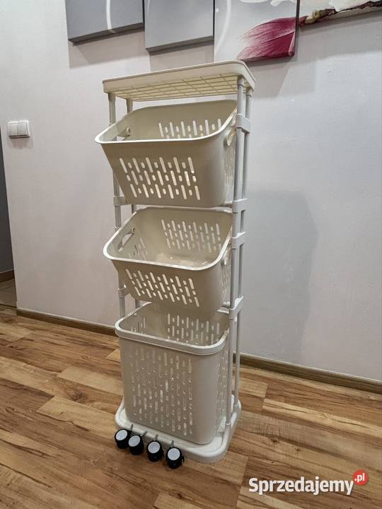 Nowy 3poziomowy wózek na kosze na pranie Kosze na pranie małopolskie Radłów