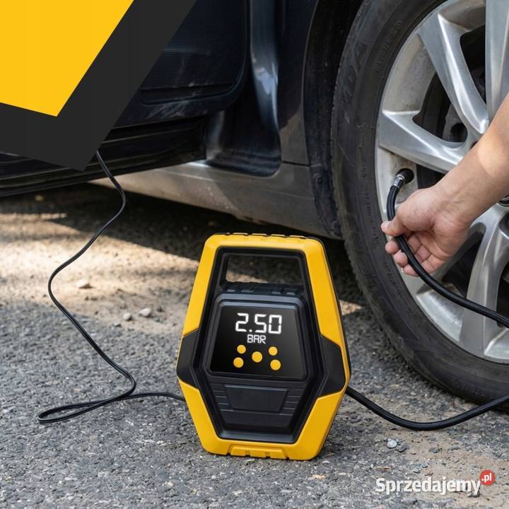 KOMPRESOR SAMOCHODOWY SPRĘŻARKA DO KÓŁ 12V LCD Szczecin sprzedam