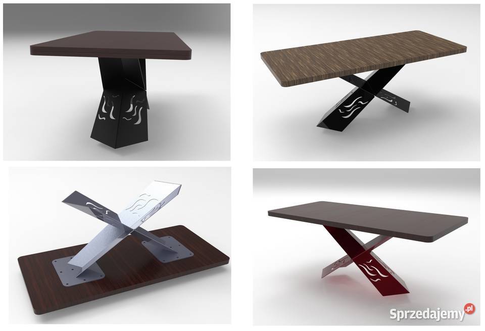 Noga do stołu blatu nowoczesna solidna Jeżowe