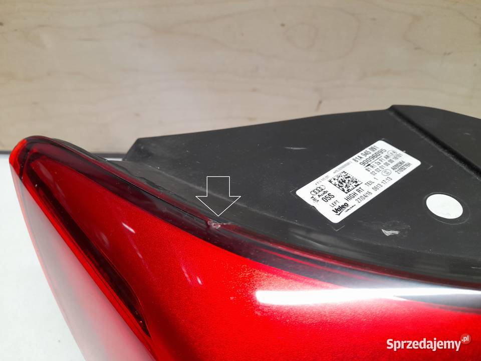TYLNA LAMPA LEWA AUDI Q2 LED 81A945091B zachodniopomorskie