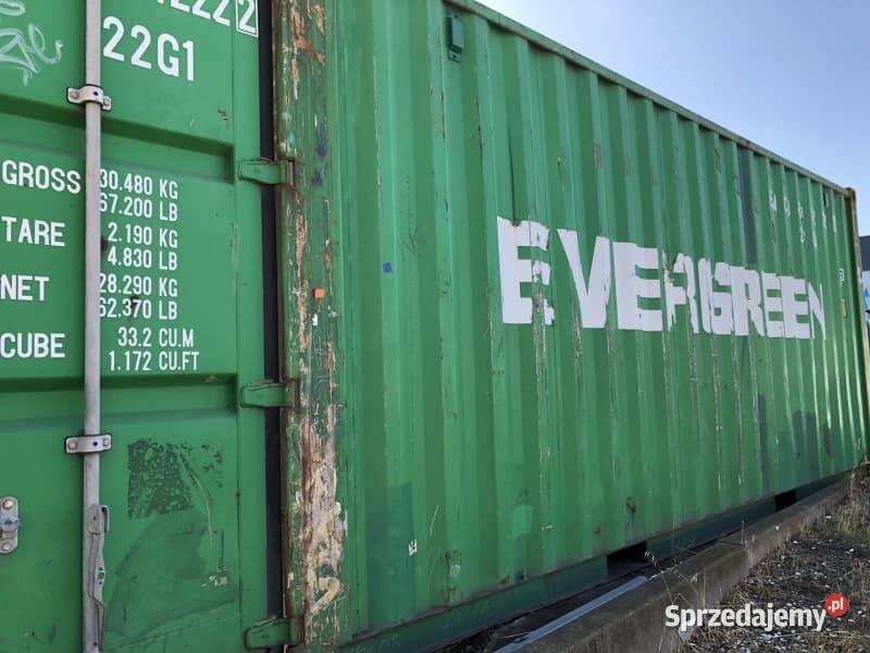 Kontener morski magazynowy 20DV 6 metrowy wielkopolskie Ostrów Wielkopolski