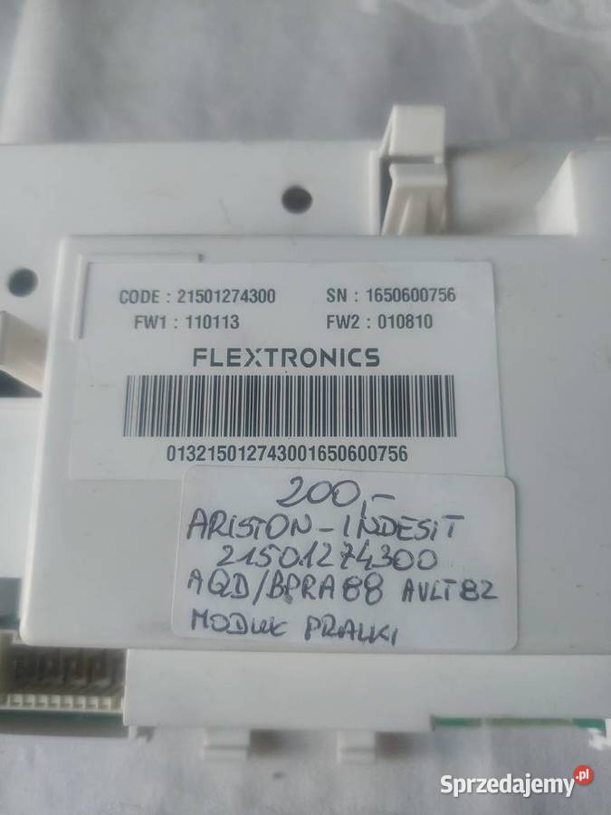 ARISTON INDESIT 21501274300 AQDBPRA88 AVLT 82 Nowy Sącz
