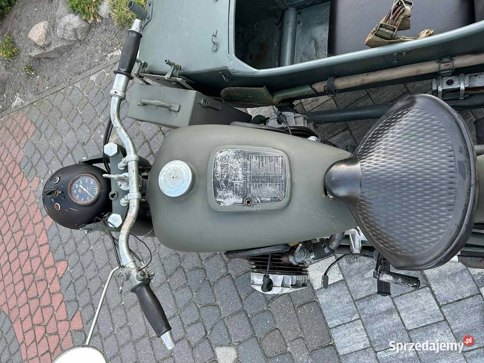 M72 1948 motocykl z wózkiem bocznym sprawny Międzyrzec Podlaski sprzedam