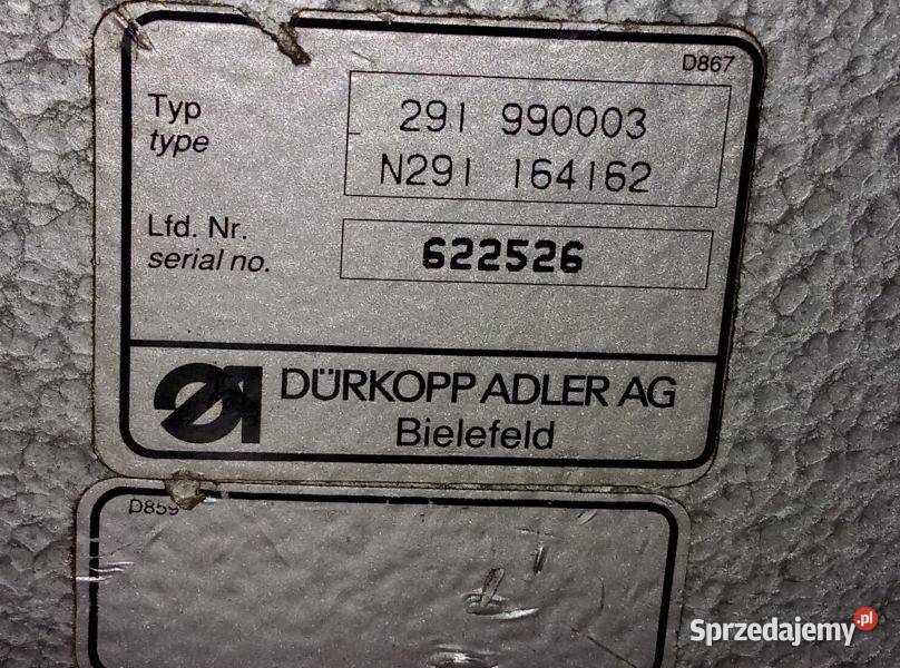 Stębnówka Durkopp Adler 291N Tapicerka Juki dolnośląskie Wałbrzych sprzedam