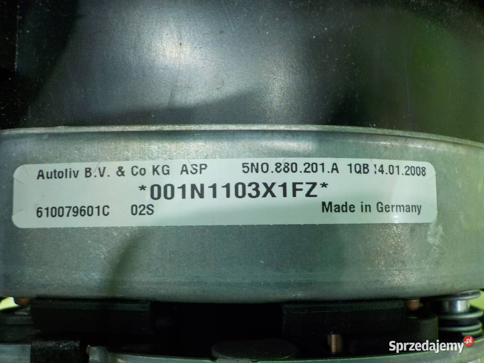 VW TIGUAN I 14 TSI 08r 5D AIRBAG poduszka osobowe