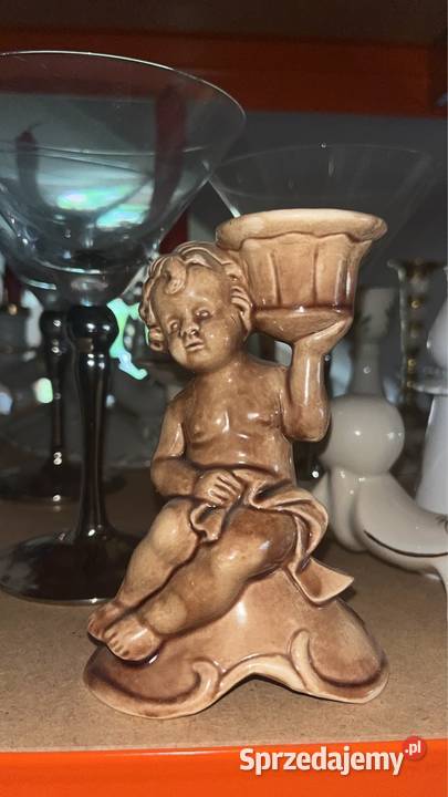 Świecznik Z Puto Porcelana i szkło Gdańsk