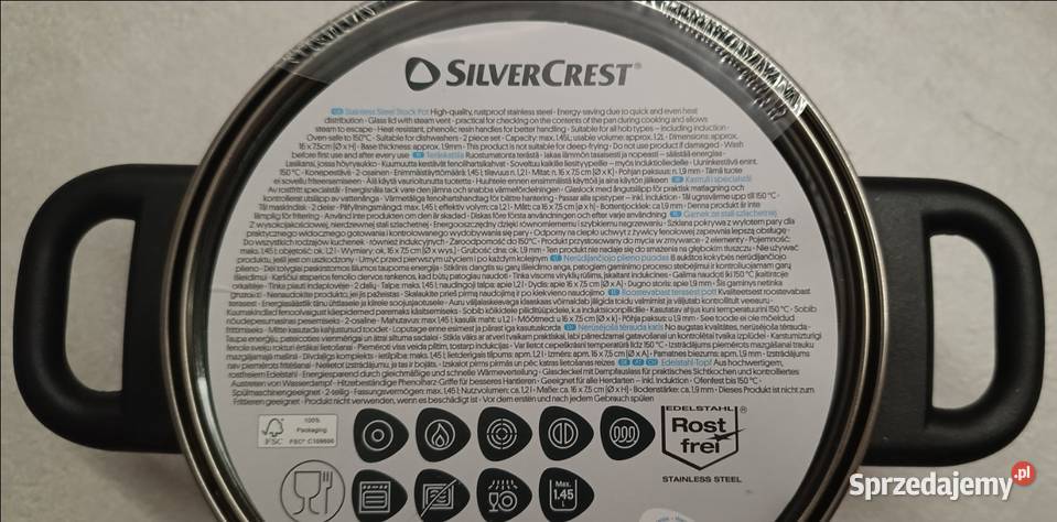 SILVERCREST garnek z pokrywką 145 L średnica 16 Ełk