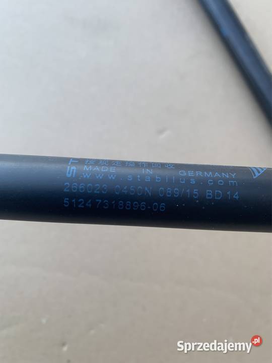 Siłownik teleskop klapy tył 7318896 mini cooper
