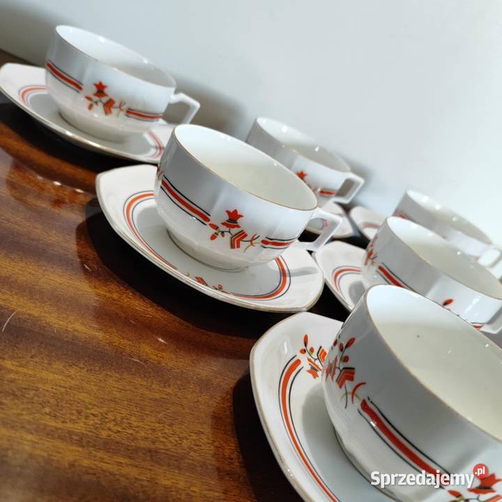 Czeskie Duo porcelanowe Art Dco mazowieckie Warszawa