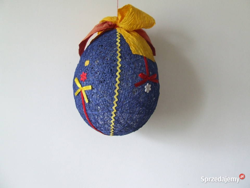 Dekoracyjne jajko wielkanocne granatowe 18 Pozostałe Oborniki Śląskie