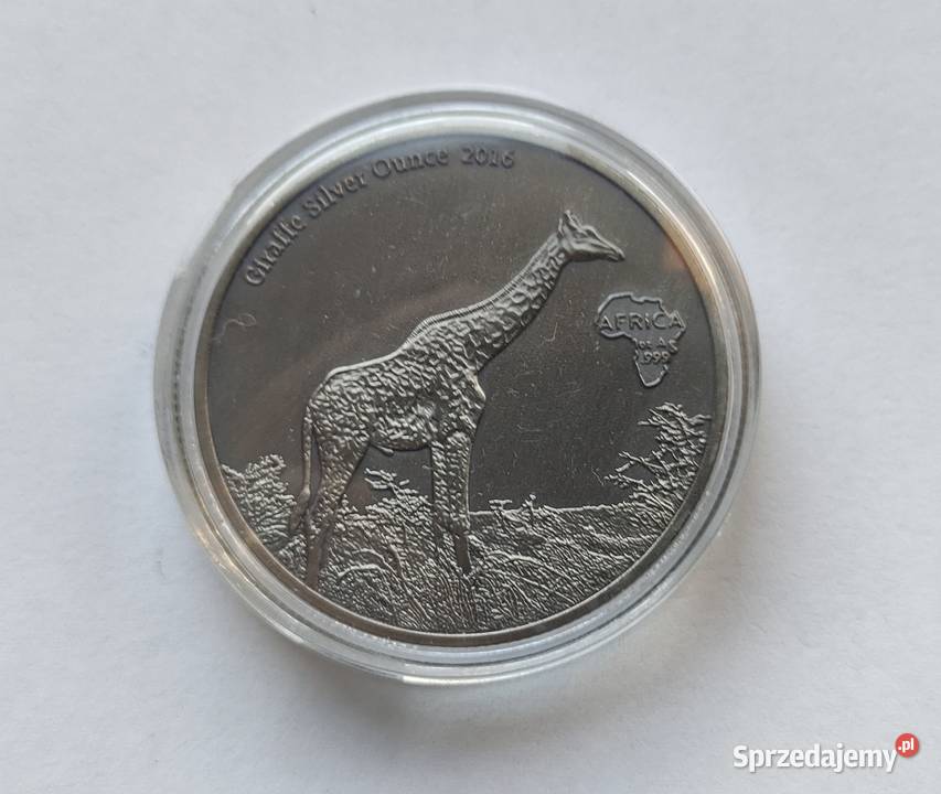 Moneta REP GABONAISE 1000 CFA 2016 ŻYRAFA Pruszków sprzedam