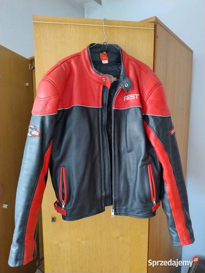 Kurtka motocyklowa skórzana Inny rodzaj Kurtki i płaszcze Łazy