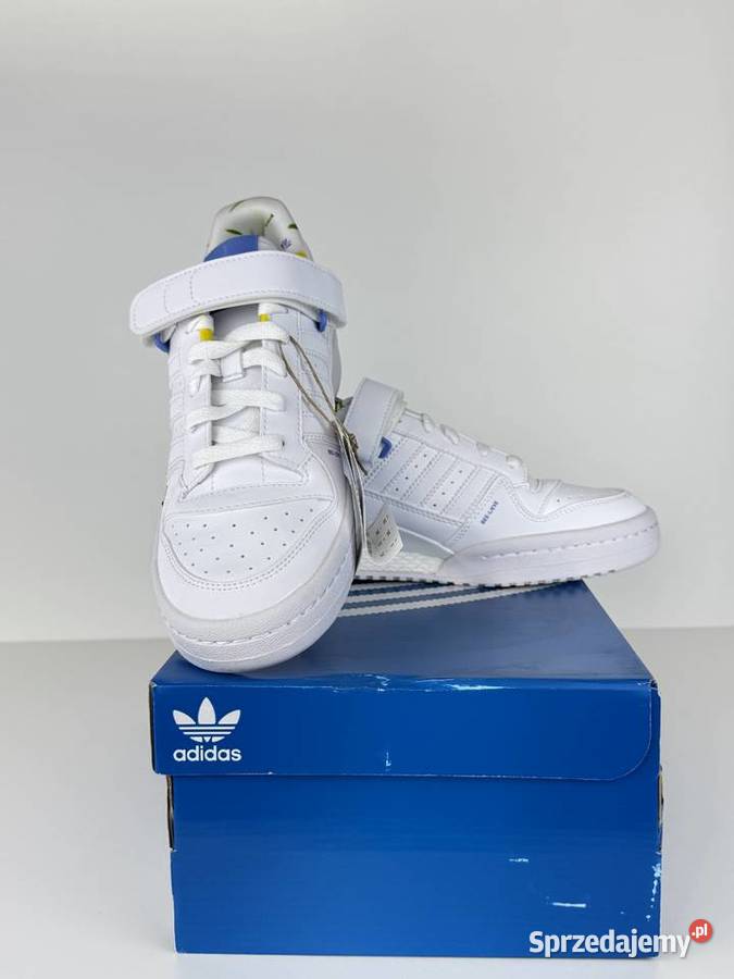 Adidas Forum Low J r38 23 HP6245 białe sneakersy Krasnystaw