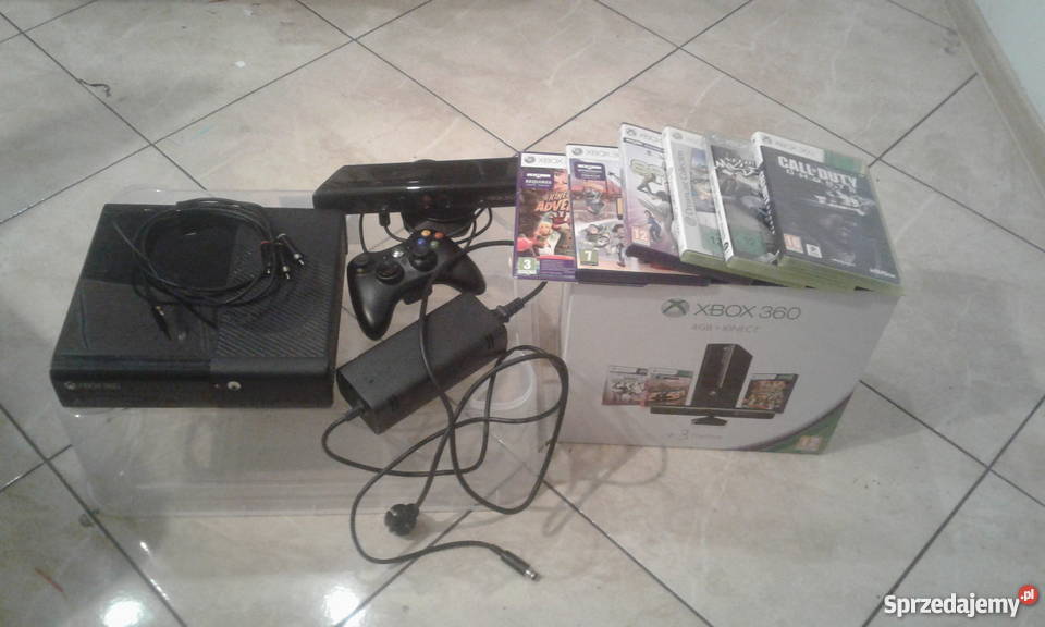 Mało używany XBOX 360 4GB KINECT Żabików