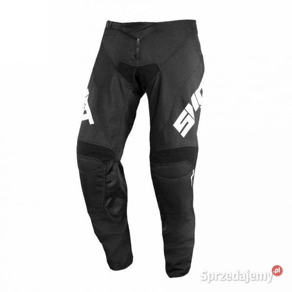 STRÓJ CROSS SPODNIE KOSZULKA BLACK RED 42XL