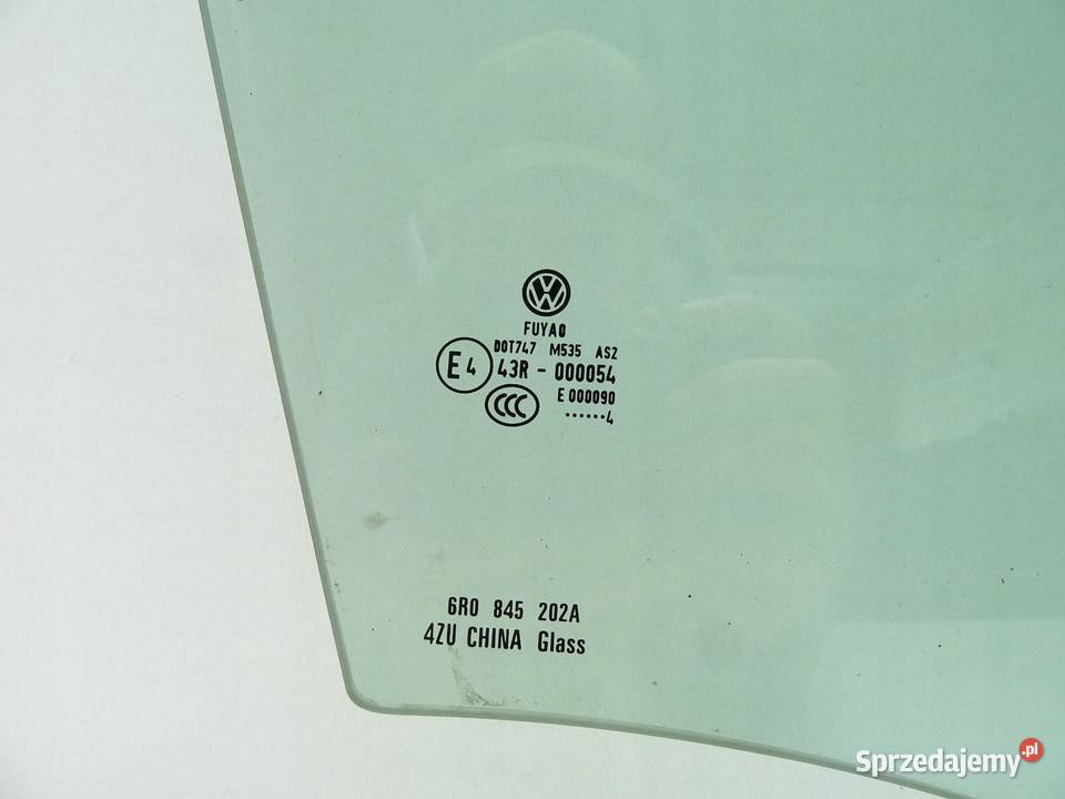 SZYBA DRZWI PRAWA PRAWY PRZÓD PRZEDNIA VW POLO V sprzedam