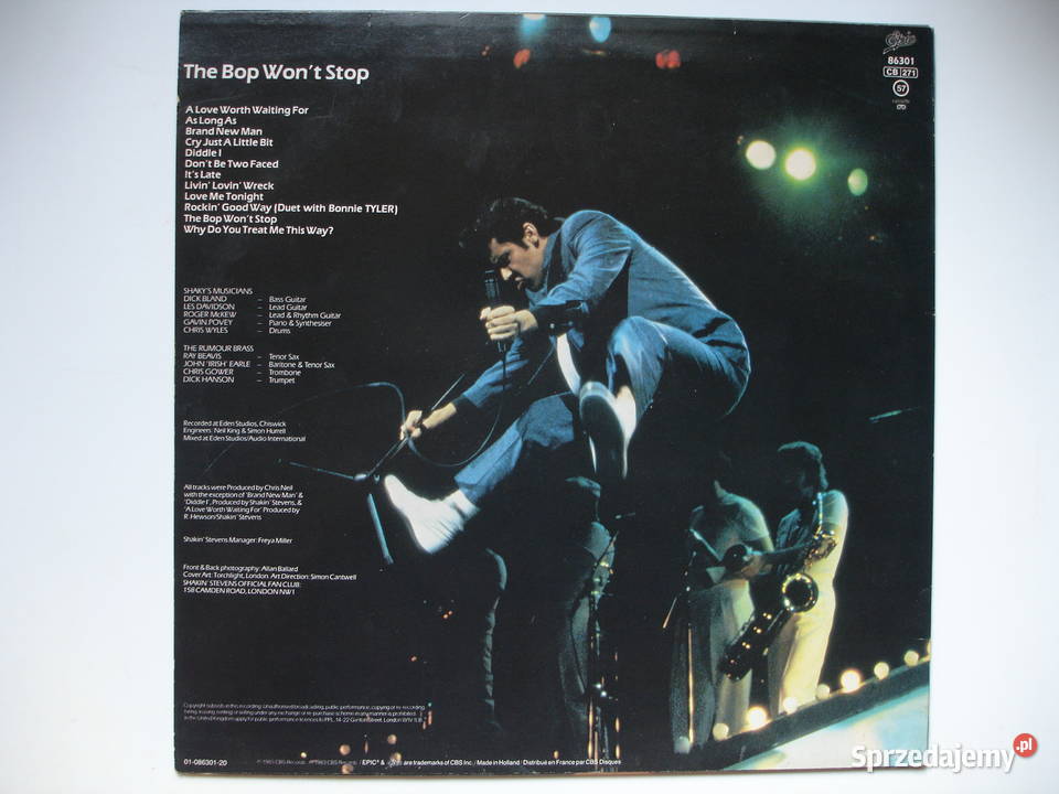 Winyl SHAKIN STEVENS płyta winylowa lubuskie Zielona Góra sprzedam