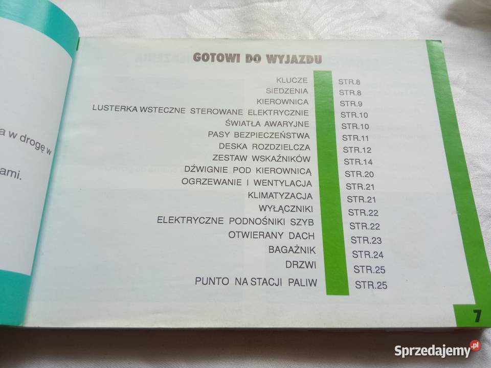 Instrukcja obsługi Fiat Punto Szczecin