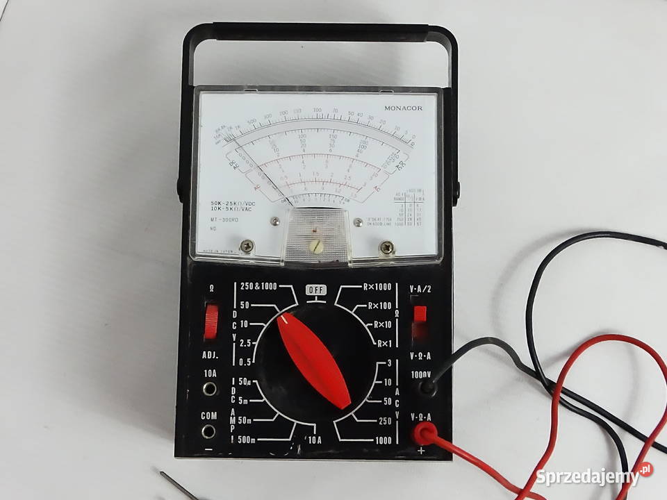 Miernik analogowy Monacor MT300RD Made in Japan Biłgoraj