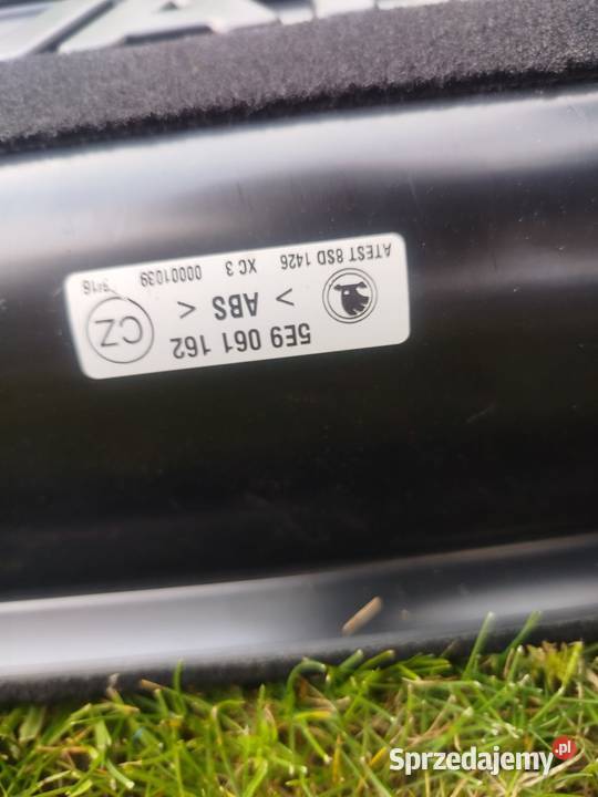 Taca bagażnikowa SKODA OEM Kielce