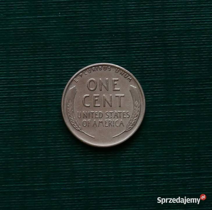 USA 1 cent 1940r Wheat Penny Lincoln Numizmatyka śląskie