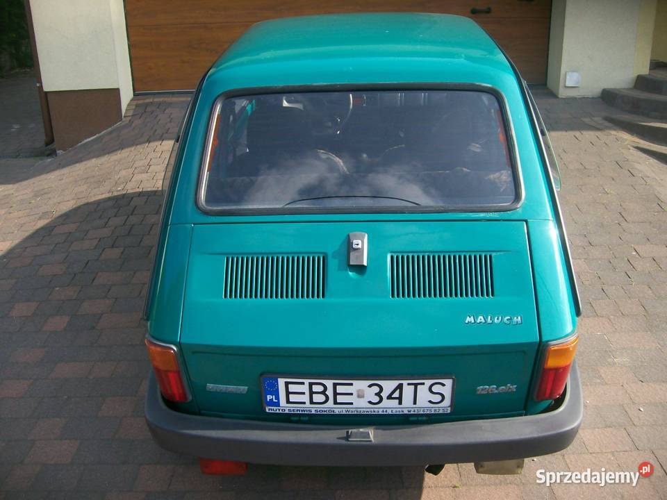 Kultowy maluch 126p Ładny Zadbany manualna Łask