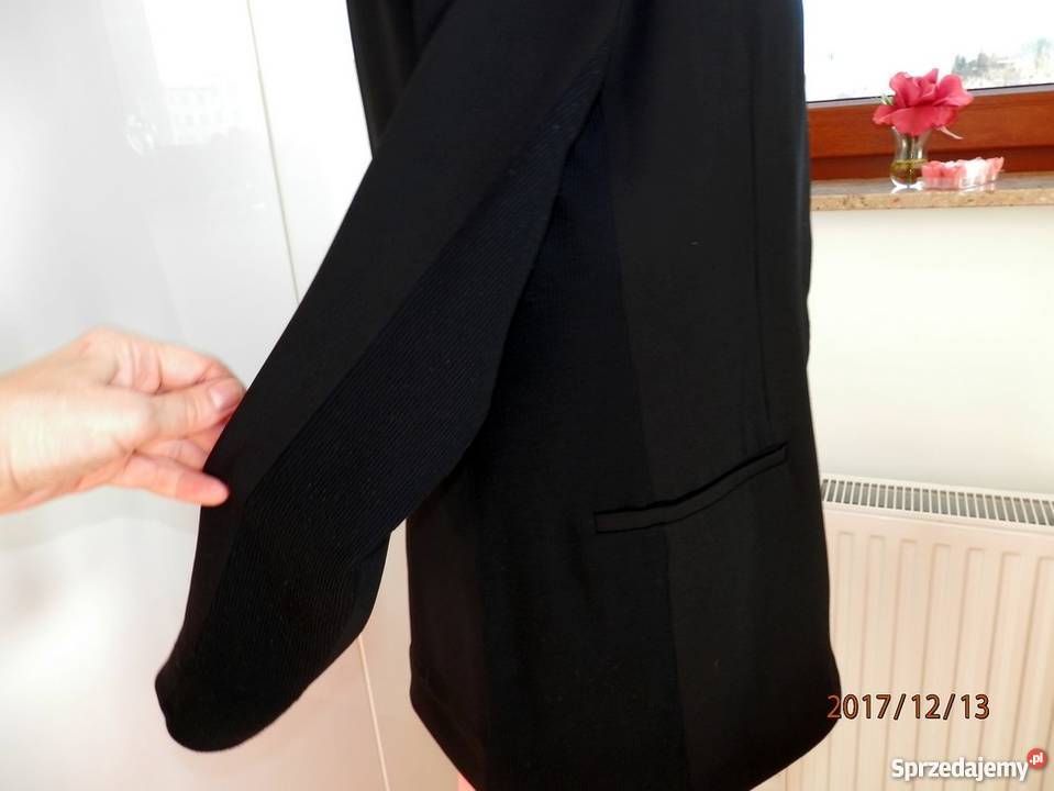 Marynarka Zara Czarna Blezer Żakiet Blogerek M Marynarki i żakiety Łomża